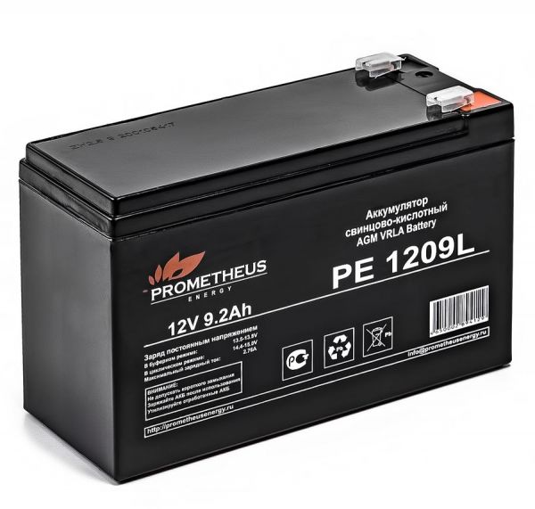 Аккумулятор для ИБП Prometheus Energy PE 1209L 12 В 9,2 Ач