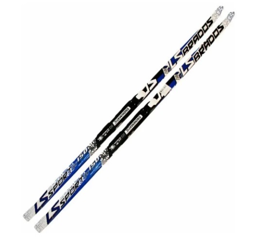 Беговые лыжи STC Brados LS Sport 3D степ синий/черный, 160 см