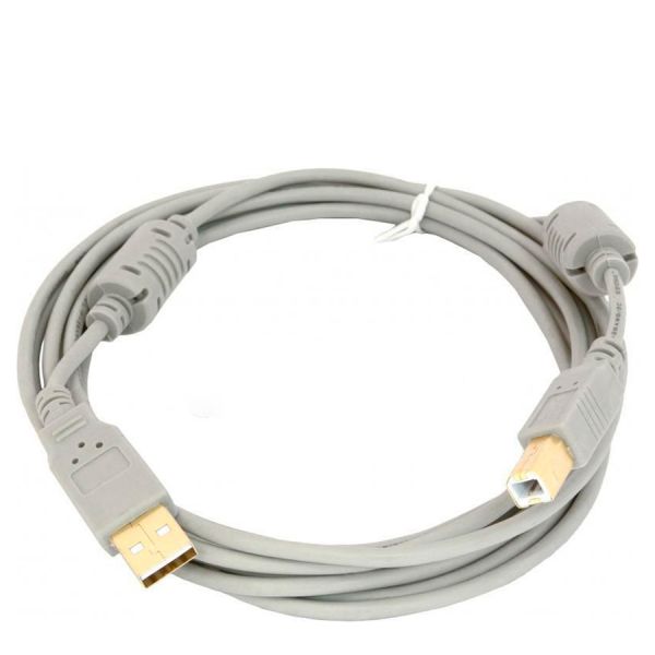 Кабель Noname USB A(m) USB B(m) 3м серый 3м