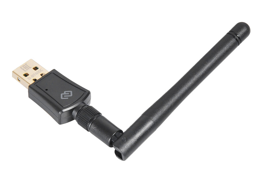 Сетевой адаптер Digma D-BT400C Bluetooth 4.0+EDR class 1 100м черный