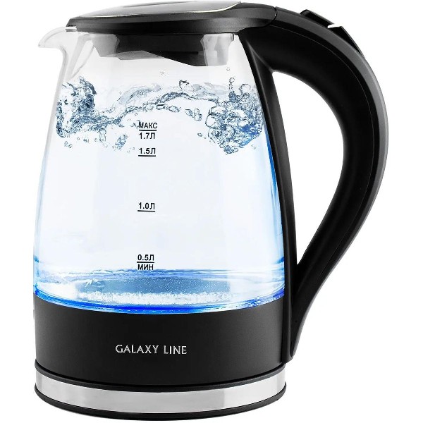 Электрический чайник Galaxy Line GL 0552 черный 1,7 л